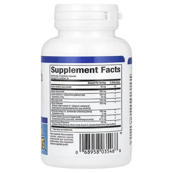 Підтримка печінки та жовчного Liver Health Formula 60 Capsules Natural Factors vit0005145 - фото 2