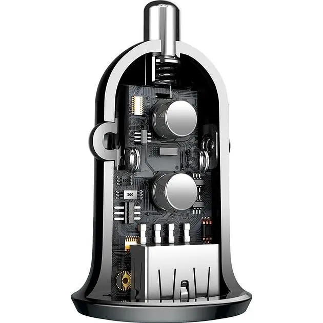 Автомобильное зарядное устройство для Baseus Grain Pro 4.8A 2 USB (CCALLP-01) - фото 6