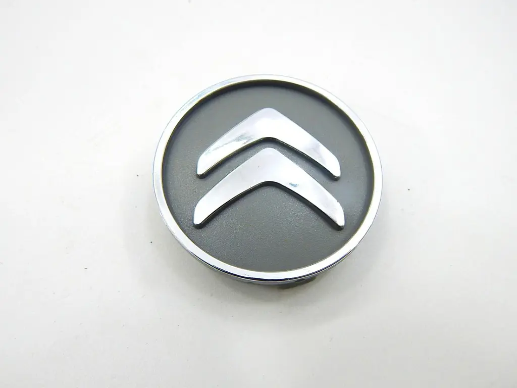 Емблеми коліс Citroen (Сірі + Хром) 59 мм (4 шт) 9658269280 - фото 3