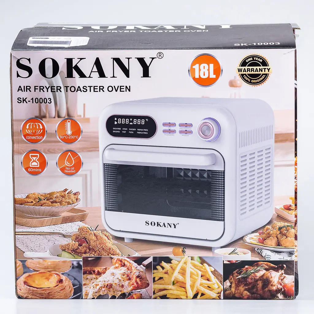Мультипіч-аерофритюрниця Sokany SK-10003 18 л - фото 10