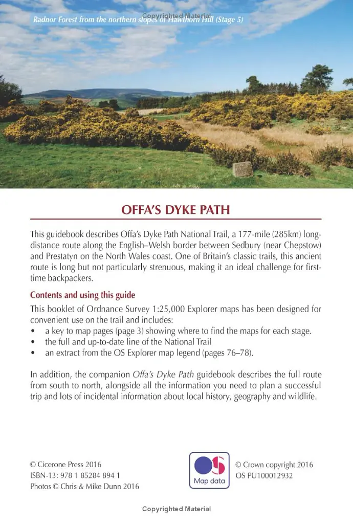 Offa's Dyke Map Booklet - Майк Данн - фото 3