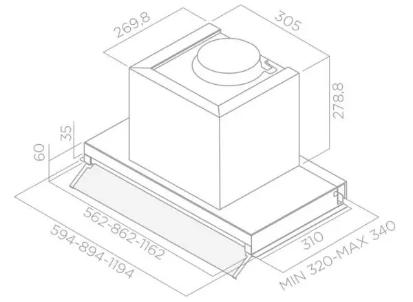 Витяжка Elica BOX IN PLUS IXGL/A/90 - фото 10