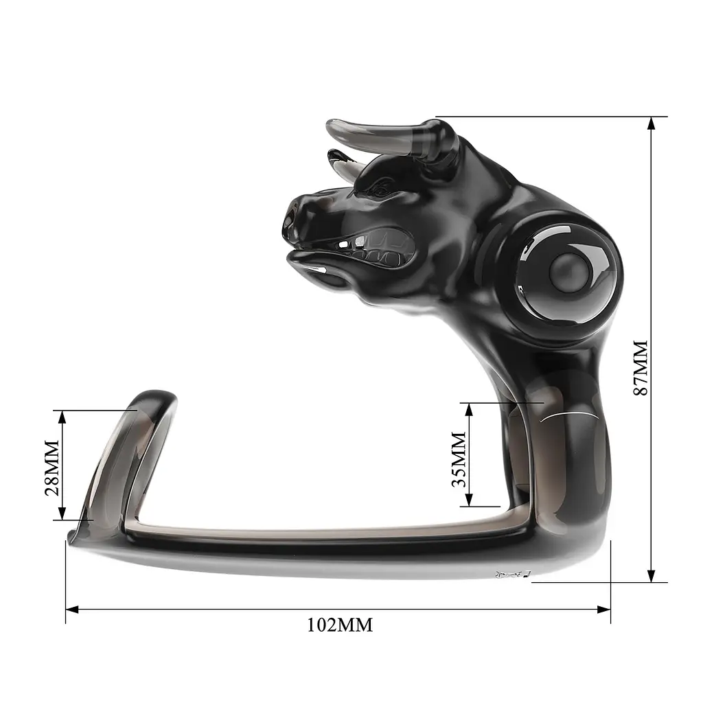 Ерекційне кільце - Pretty Love Bull Warrior, 10 vibration functions - фото 6
