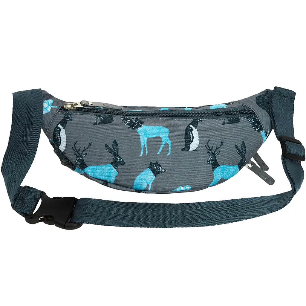 Сумка-бананка Bagland Bella 2 л сублимация 740 серая (00202664) - фото 3