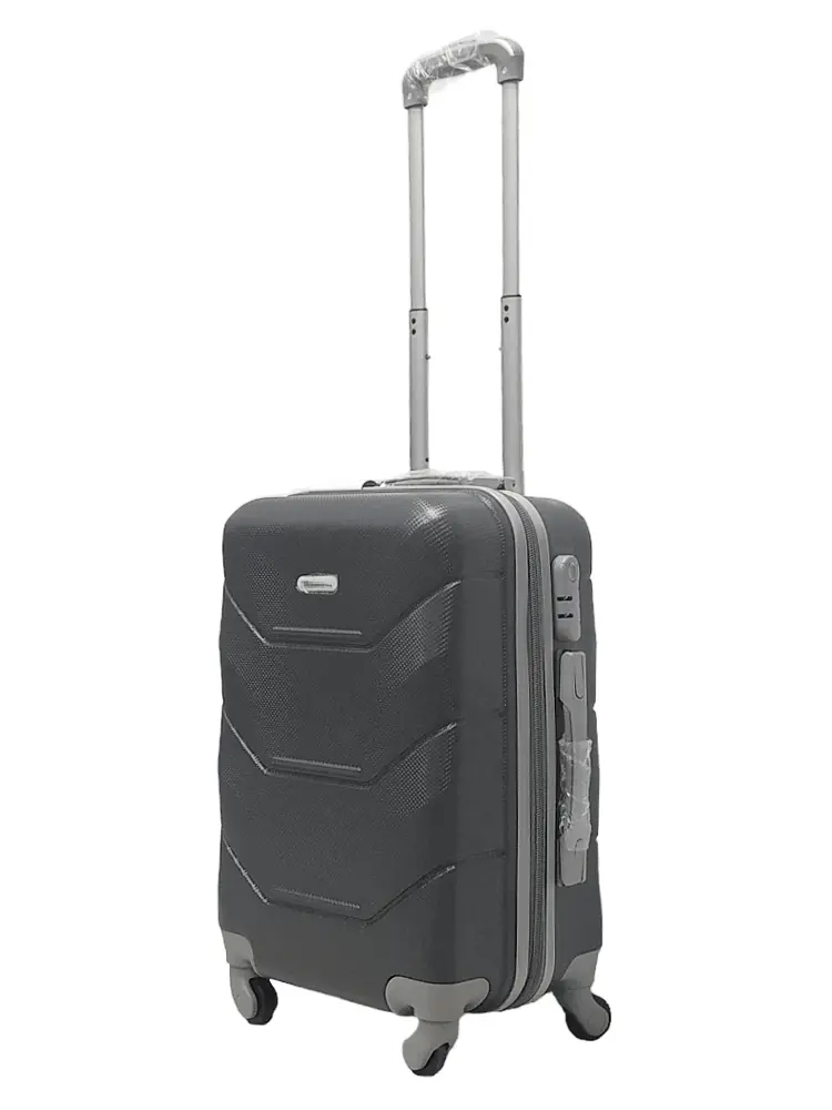 Валіза маленька S ABS-пластик Milano bag 147M 55×38×23см 45л Сірий - фото 2