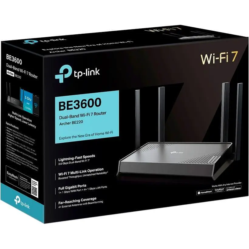 Роутер TP-Link Archer BE220 BE3600 (ARCHER-BE220) - фото 4