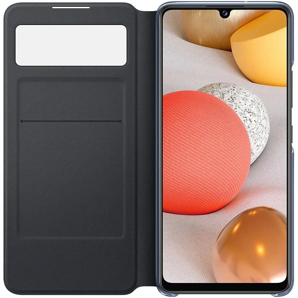 Оригинальный чехол-книжка Samsung для Galaxy A42 5G S-View Clear View Cover Smart Черный (EF-EA426PBEGRU) - фото 3