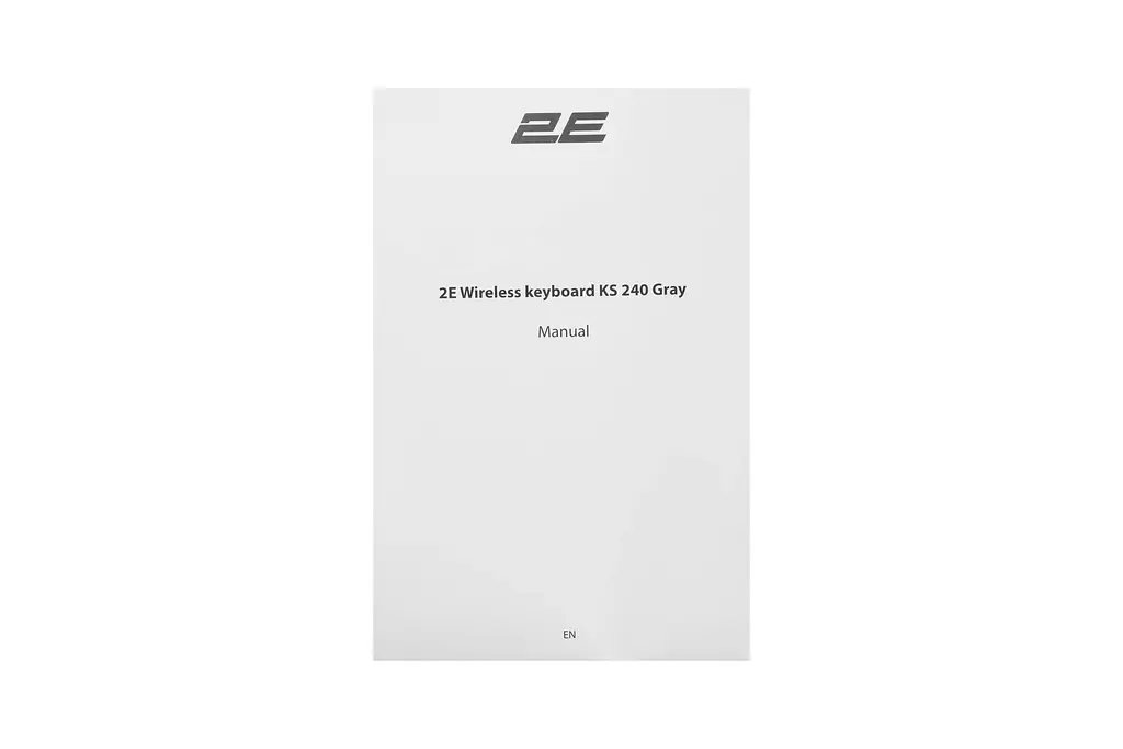 Клавіатура мембранна KS240 110key, WL/BT, EN/UK, сіро-чорний 2E teh0013890 - фото 9