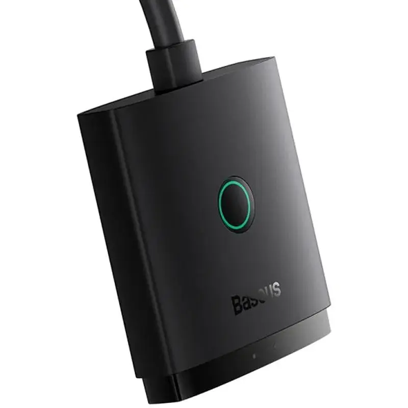 Перехідник HUB AirJoy Series 2in1 HDMI to HDMI/HDMI (B01331105) Cluster Black Baseus teh0030558 - фото 5
