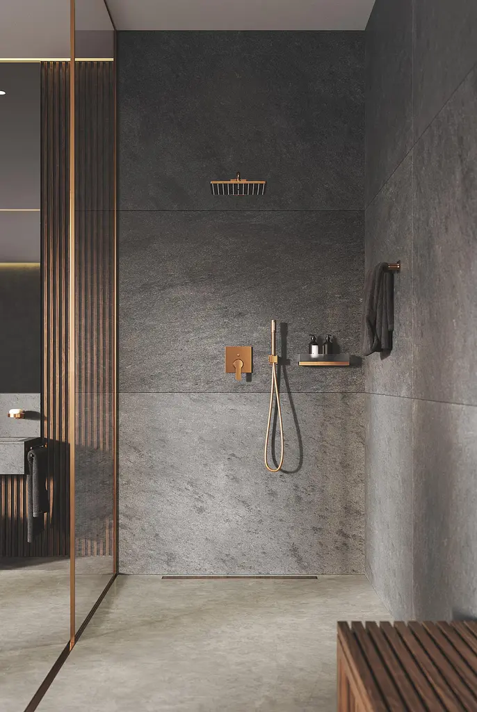 Ручний душ 1 режим струменя Grohe Rainshower Aqua Stick 26866DL0, Теплый закат - фото 4