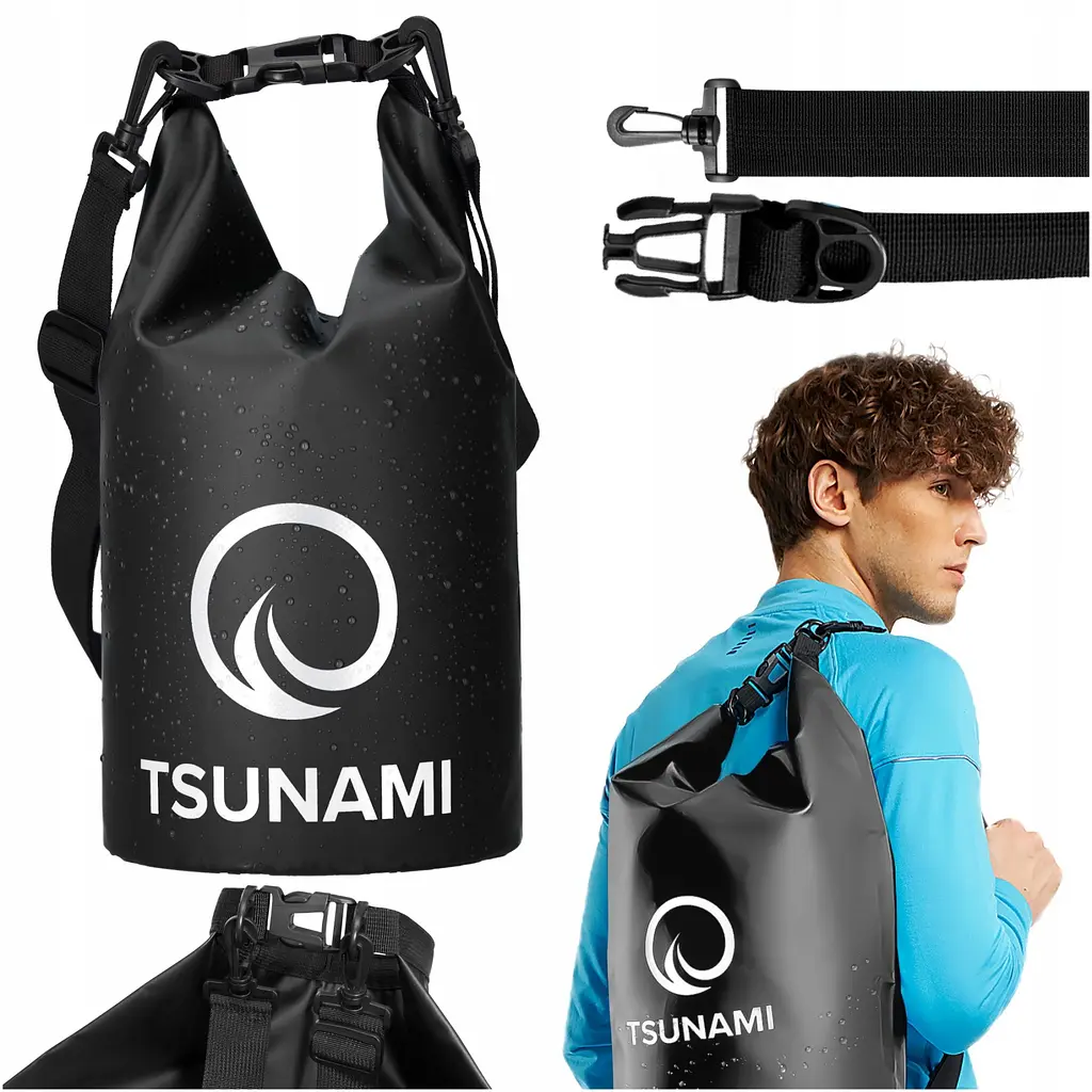 Гермомішок TSUNAMI Dry Pack 5 л водозахисний TS011 (P-5905973400053) - фото 3