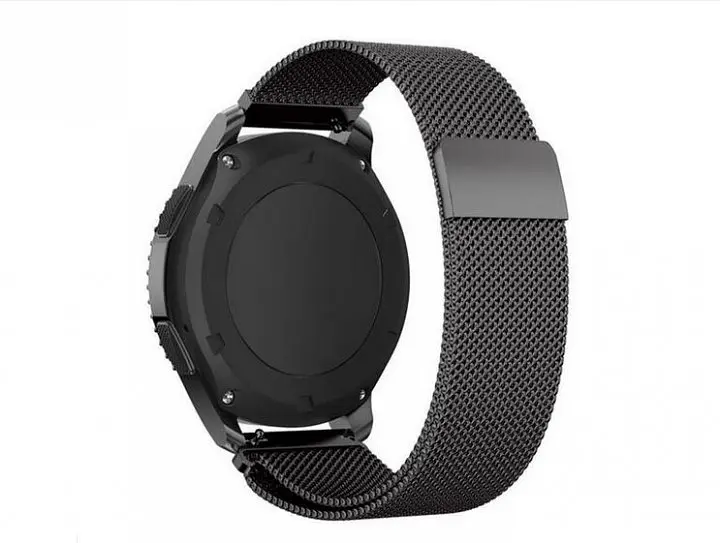 Ремінець BeWatch міланська петля для Samsung Gear S3 Black - фото 2