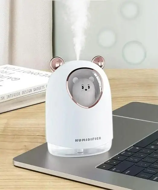 Компактний зволожувач повітря Humidifier H20 безшумний ароматизатор 8023 - фото 2