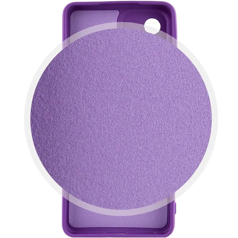 Чохол TPU Getman Liquid Silk Full Camera для Xiaomi Redmi 12 Фіолетовий / Purple - фото 2