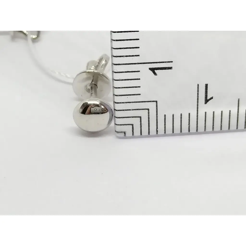 Золотые серьги-пуссеты Империя золота. СП105БИ - фото 3