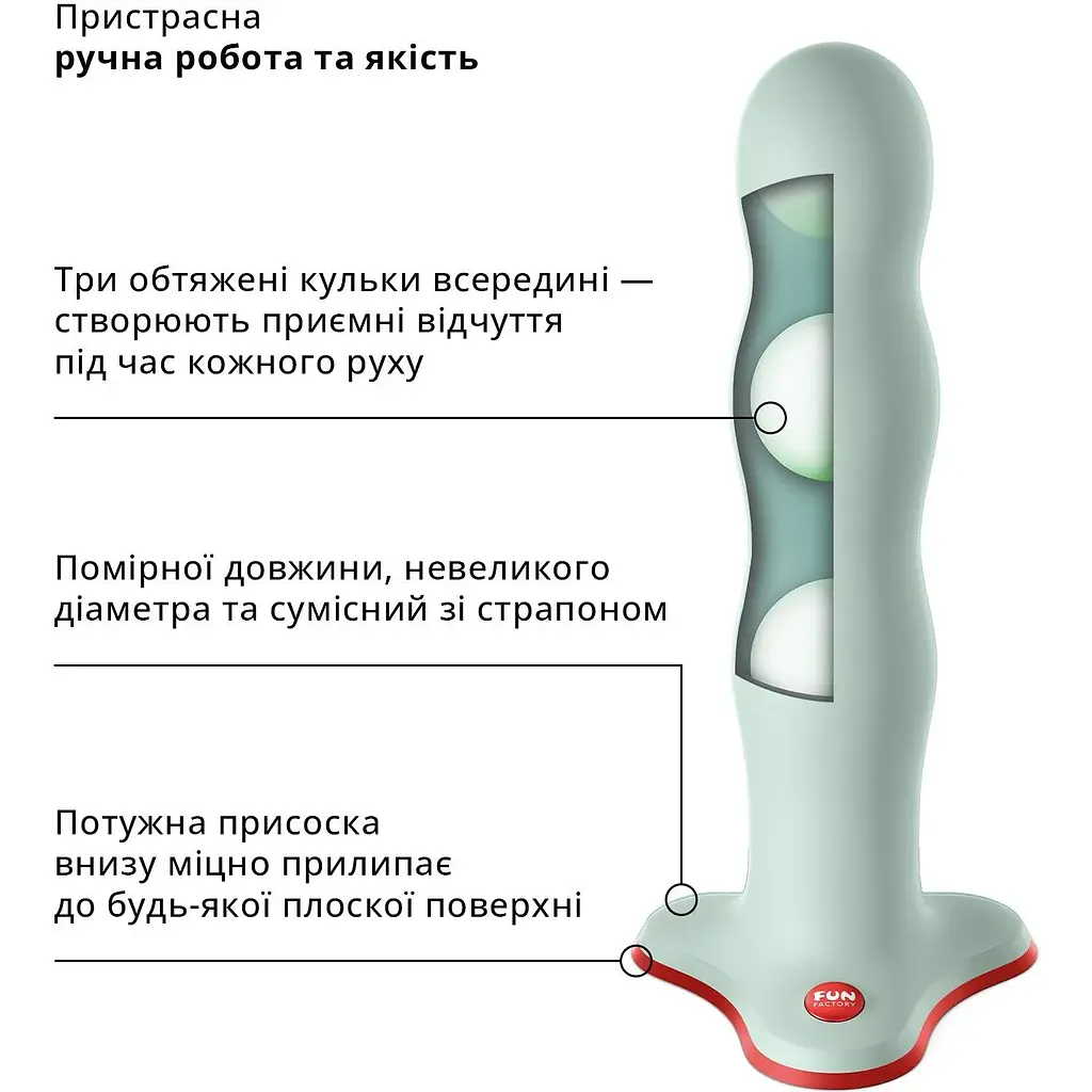 Фаллоимитатор Fun Factory Bouncer - фото 5