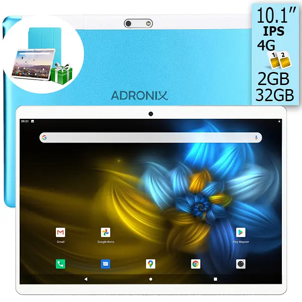 Планшет-телефон Adronix S 232 LTE 2/32 Blue - фото 2