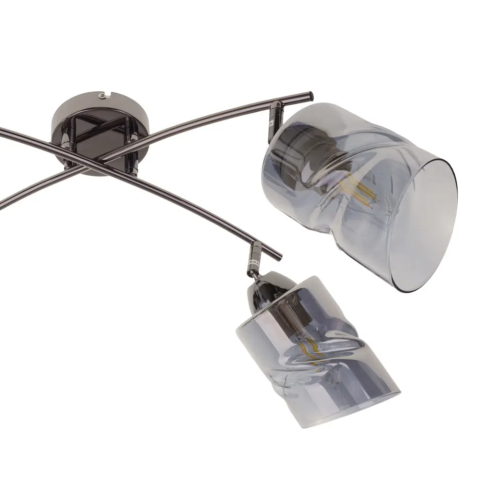 Люстра стельова Brille в спальню Е27 60W BK (LK-723S/4) - фото 6