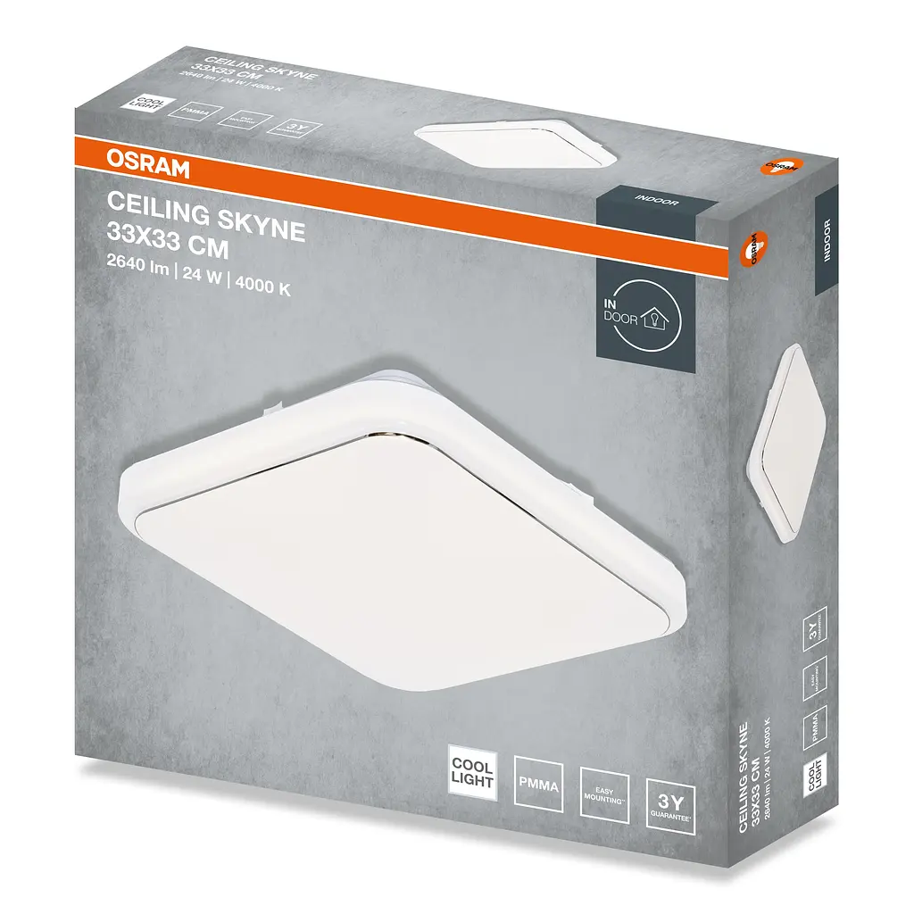 Osram Світильник накладний CEILING SKYNE 330мм Square 24Вт 4000K - фото 4