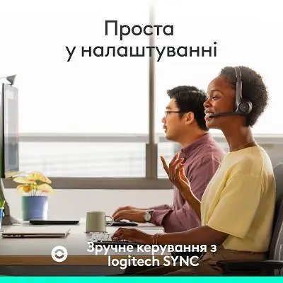 Навушники Logitech Zone 305 for Business Bluetooth Black (981-001458) - фото 8
