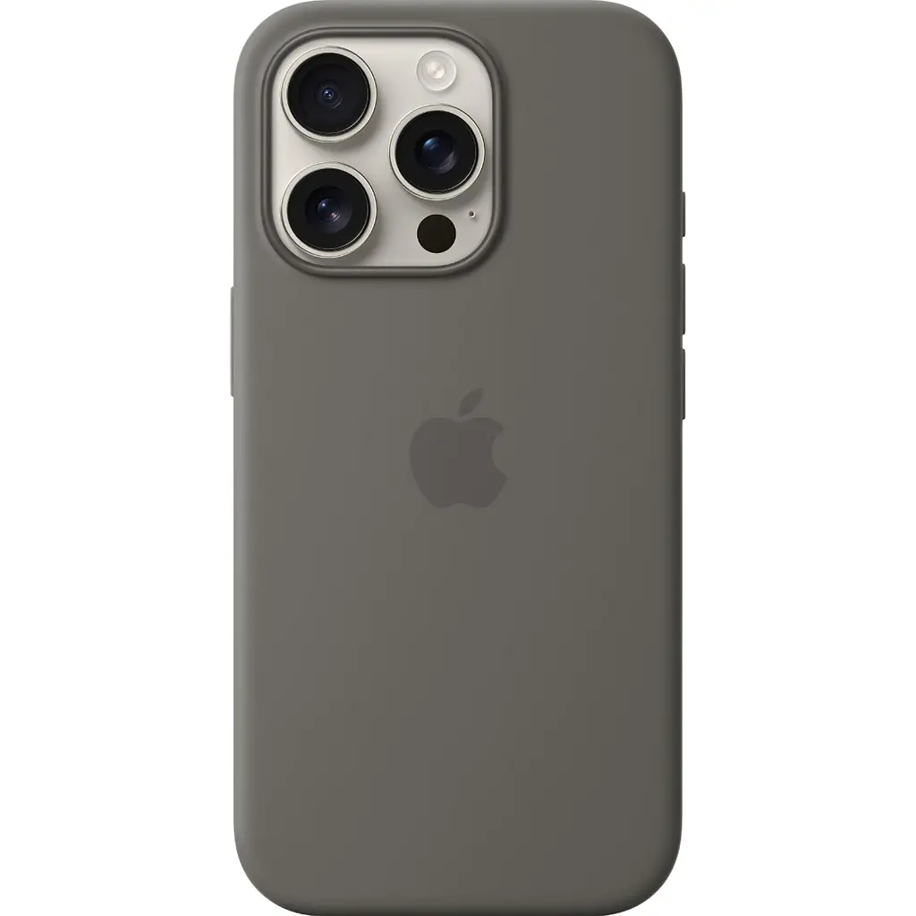 Чохол Silicone Case with MagSafe для Apple iPhone 16 Pro Stone Gray AAA [119567] - фото 2