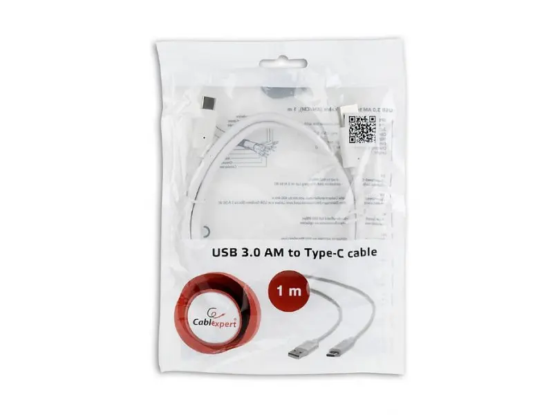 Кабель Cablexpert CCP-USB3-AMCM-1M-W - фото 5