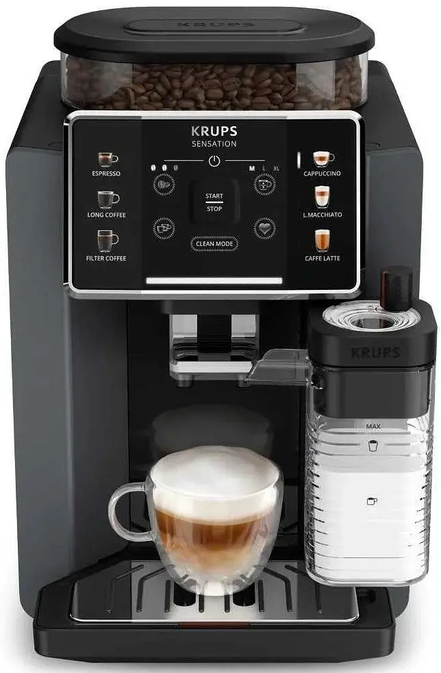 Автоматична кава машина Krups Sensation Milk M90 EA912B10