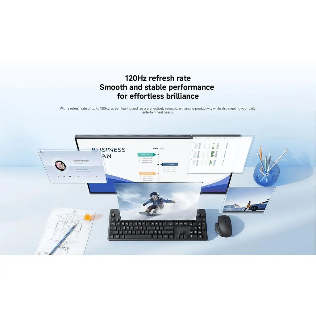 Монітор 27" Xiaomi A27Qi (2026) (1185163) 2560x1440 (QHD, 2K) IPS 120 Hz - фото 5