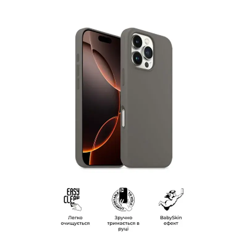 Чохол до мобільного телефона Armorstandart ICON2 MagSafe Apple iPhone 16 Pro Stone Grey (ARM81316) - фото 3