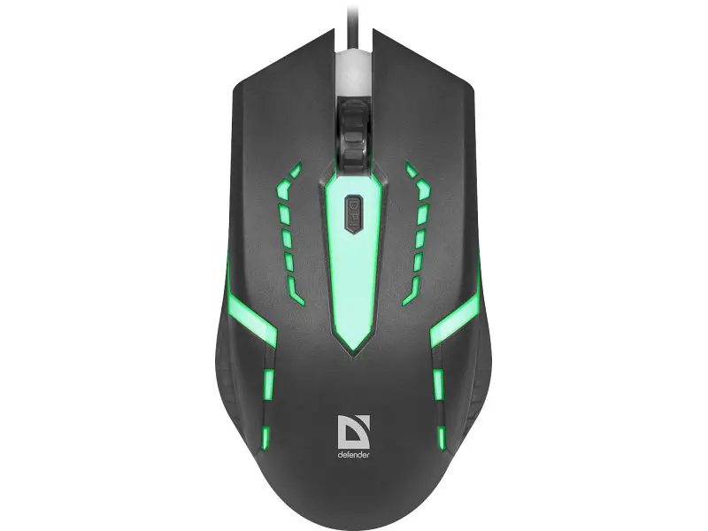 Миша Defender Hit MB-601 USB Black (52601) - фото 2