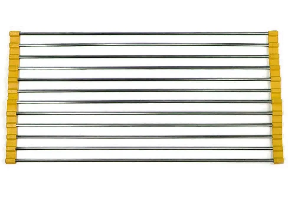 Сушилка для посуды на мойку (раковину) Kitchen Drainboard (желтая) сушка посуды на раковине (ST) - фото 2