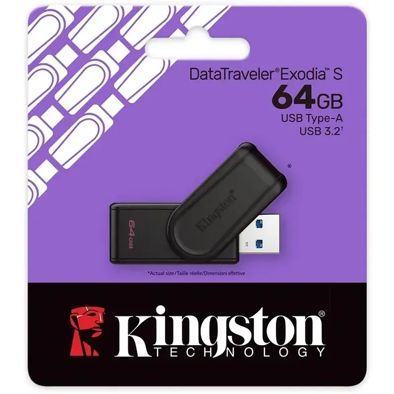 Флеш пам'ять Kingston 64GB Exodia S 64GB (DTXS/64GB) - фото 4