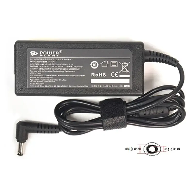 Блок живлення до ноутбуку PowerPlant ASUS 220V, 65W, 19V, 3.42A (4.0*1.35) (AS65F4014) - фото 3