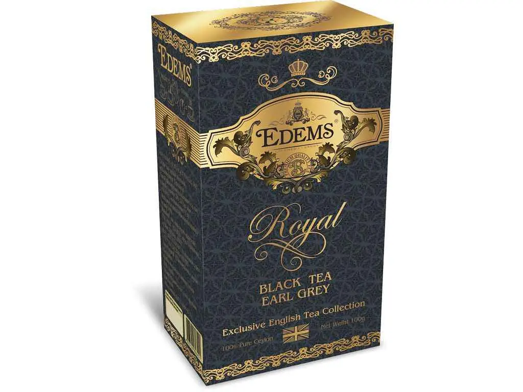 Чай фасований чорний Edems 100 г "ROYAL BLACK TEA EARL GREY"