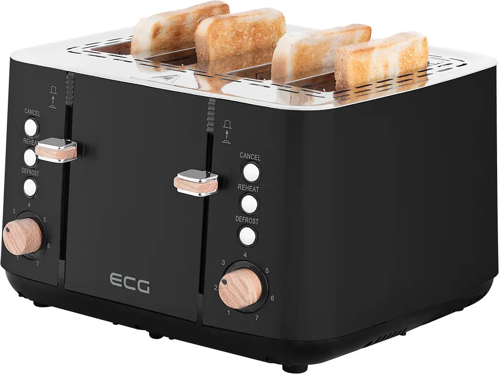 Тостер ECG ST 4768 Timber Black - фото 2