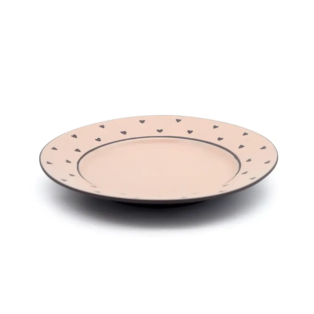 Тарелка обеденная МВМ My Home 23 см розовая (KP-40 LIGHT PINK) - фото 2