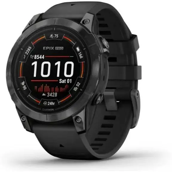 Смарт-часы Garmin Epix Pro Gen 2 47mm Slate Gray w. Black Band (010-02803-00/01) - фото 2