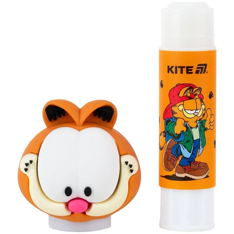 Набір клей-олівців Kite Garfield PVP з фігурним ковпачком 9 г 16 шт. (GF26-131) - фото 3