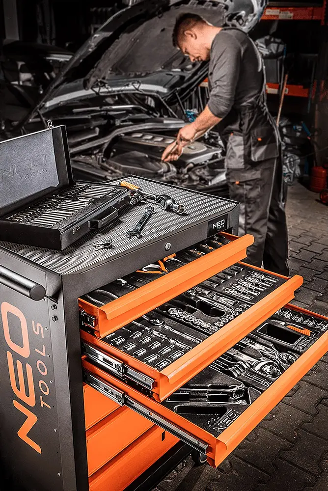 Візок для інструментів NEO Tools c 6 висувними ящиками 770x460x870 мм 84-223 - фото 2