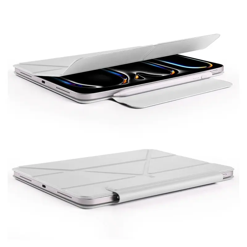 Чохол-книжка BeCover Ultra Slim Origami Magnetic для Apple iPad Pro 11 M4 (2024) Сірий (712962) - фото 3