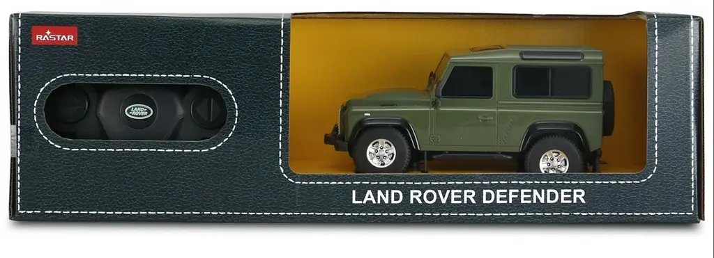 Машинка Rastar Land Rover Defender на управлении 1:24 зеленый 78500 - фото 4
