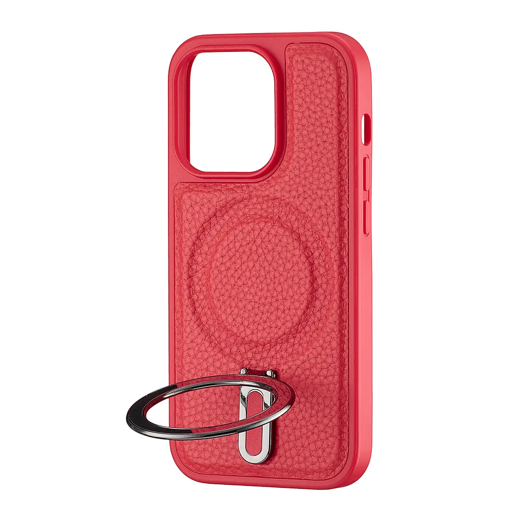 Чохол Jinduka Leather Ringo iPhone 14 Pro Red - фото 4