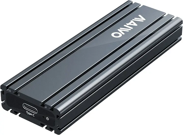 Кишеня зовнішня Maiwo K1686P для M.2 SSD NVMe (PCIe) Type-C grey - фото 5