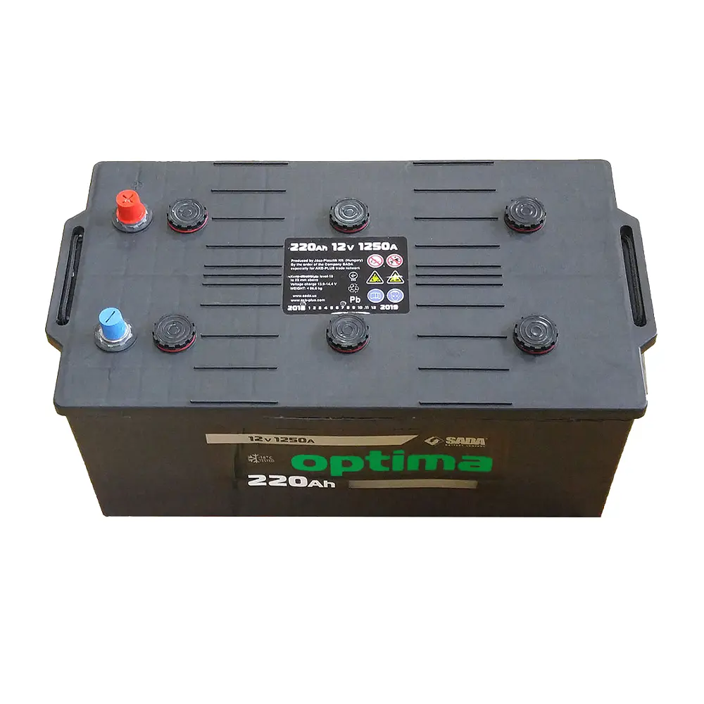 Автомобильный аккумулятор Optima Truck 6СТ-220 (+/-) Евро3 12В 220Ач 1250А - фото 2