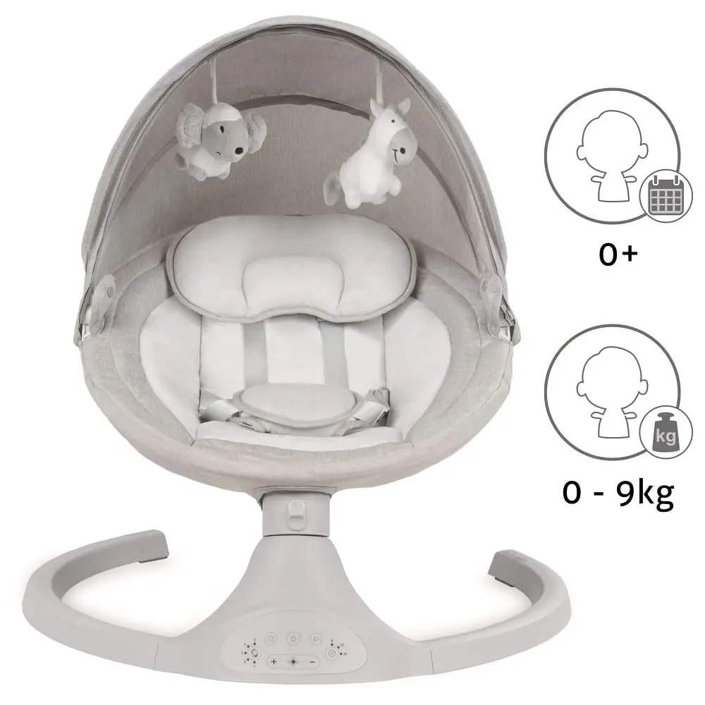 Електричний шезлонг-гойдалка Kidwell Luxi Light Melange (5901130084814) - фото 4