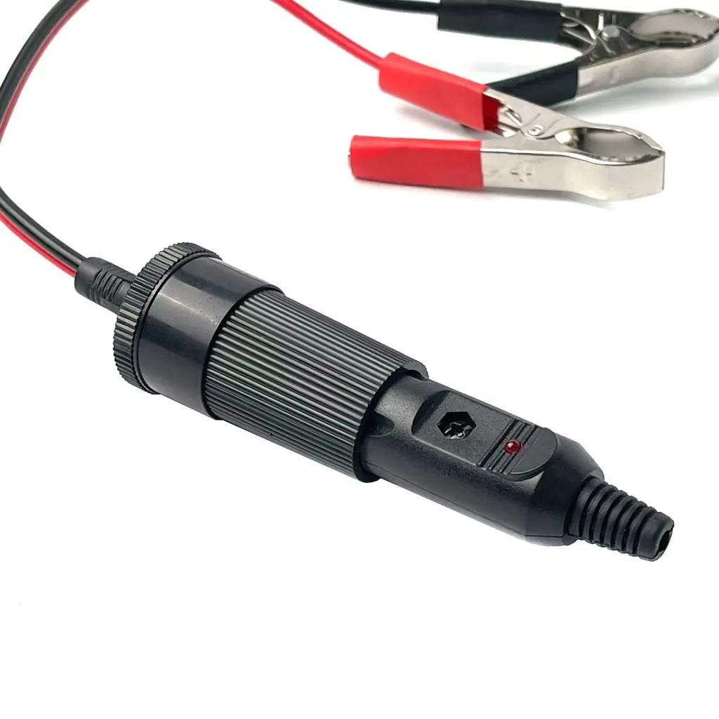 Перехідник клем прикурювання зі штекером 12V /24 V (101510) - фото 3