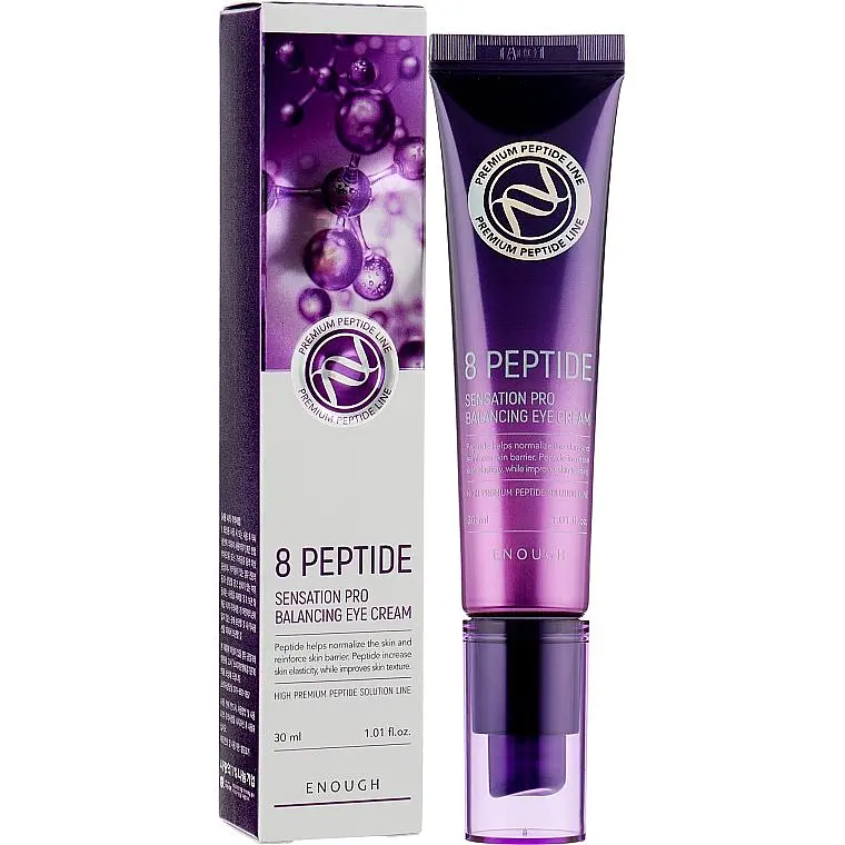 Крем для повік із пептидами Enough 8 Peptide Sensation Pro Balansing Eye Cream, 30 мл - фото 2