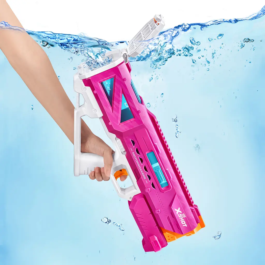 Водний бластер Zuru X-Shot Fast Fill Small Motor Soaker рожевий (118174) - фото 5