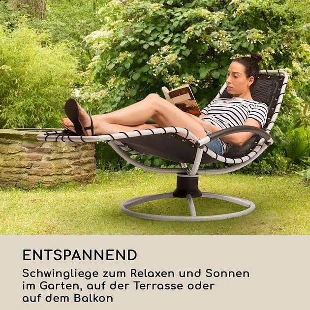 Садовий шезлонг лежак-гойдалка Blumfeldt The Chiller (10032242) - фото 2