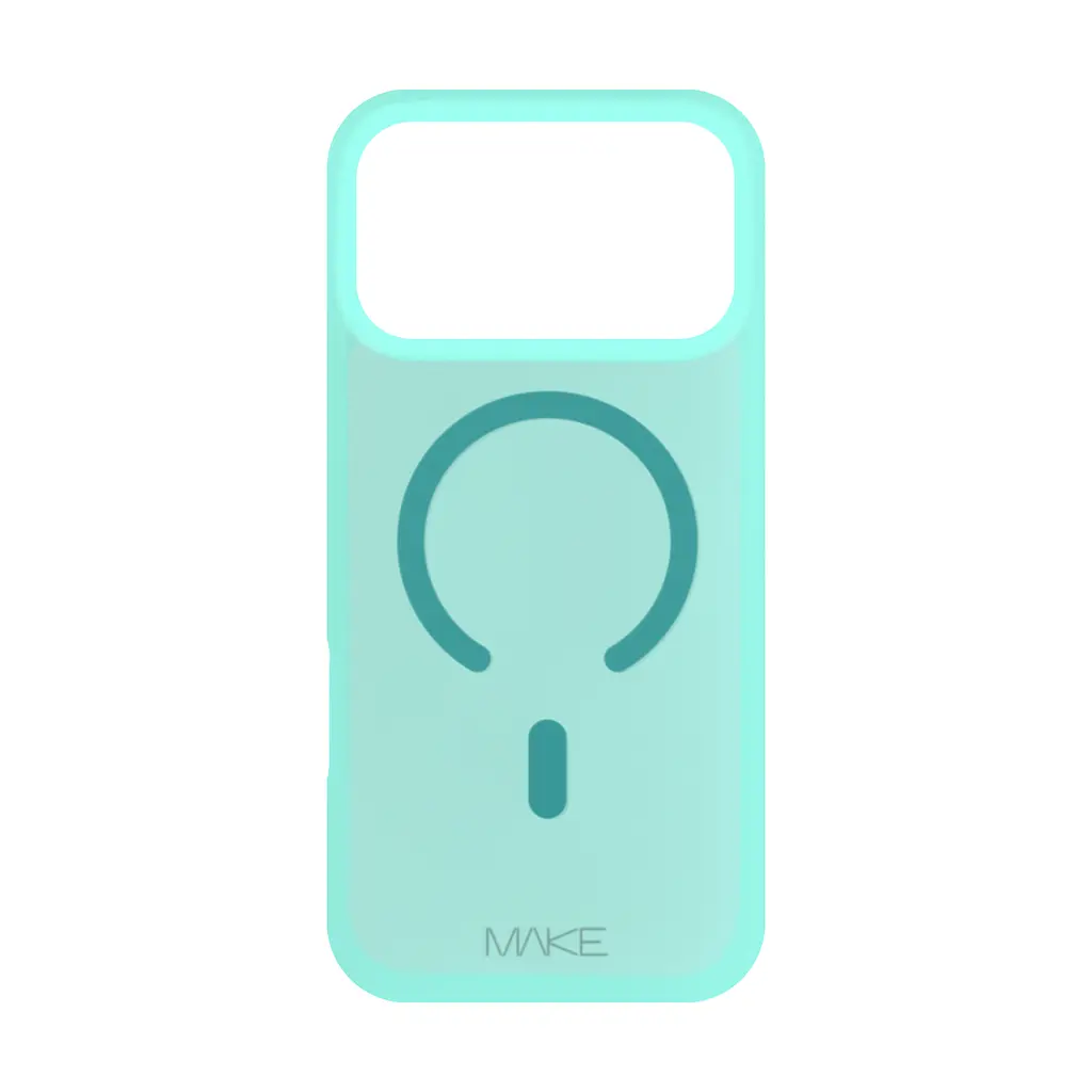 Чохол MAKE Apple iPhone 17 Pro Max Silicone Aura Magnet Cyan - фото 6